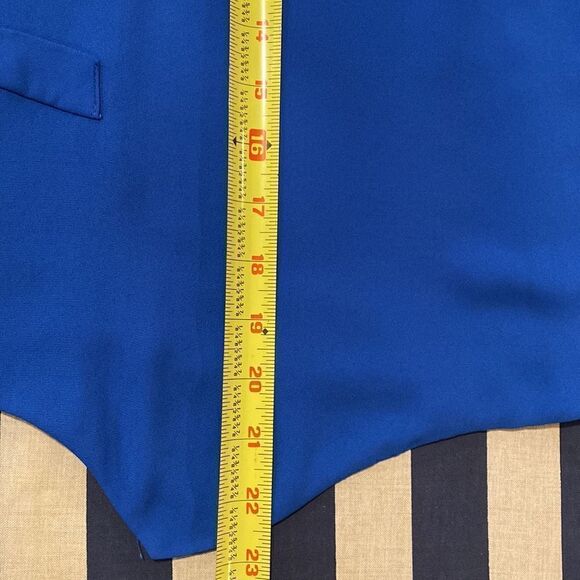 W118 by Walter Baker blue lightweight open front jacket size S - Picture 11 of 11